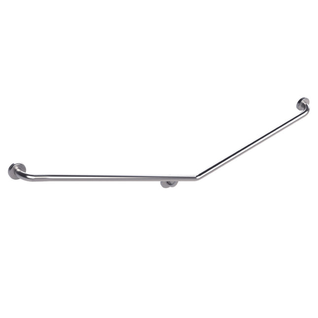 Fienza Care Ambulant 40° 900x700mm Stainless Steel Left Hand Grab Rail ,