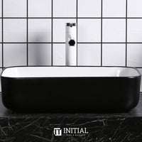 Gloss Black and White Above Counter Basin 500x400x135 ,