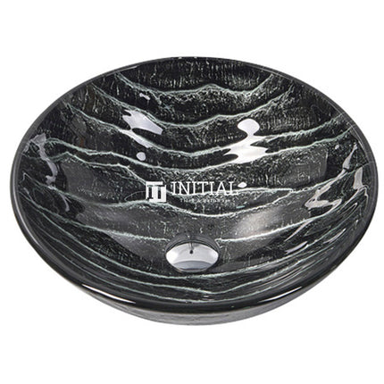 Above Counter Tempered Glass Unique Round Basin 420x420x145 ,