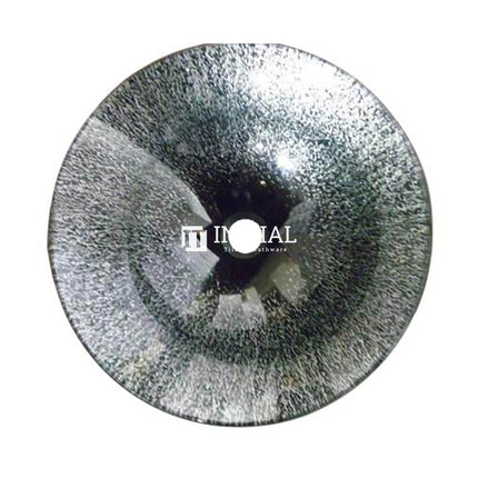 Above Counter Tempered Glass Basin Round Dark Greyish Basin 450x450x145 ,