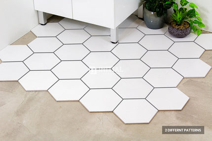Modern look Tile Freestyle Hexagon Modern White Matt 200X230 ,