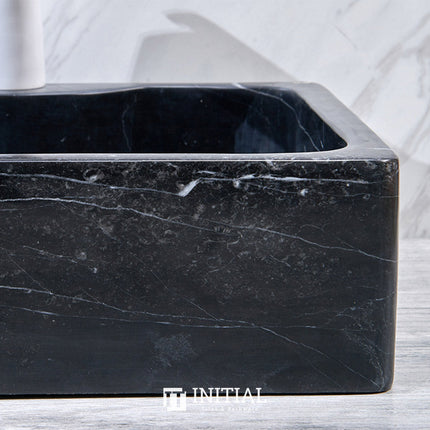 Above Counter Stone Basin Rectangle Marble Surface Basin with Tap Hole 500x380x150 ,