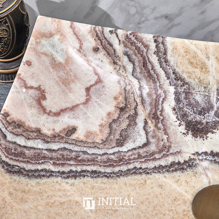 Above Counter Stone Basin Purple Onyx Surface Basin 550x380x140 ,