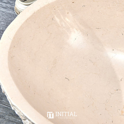 Above Counter Basin Oval Marble Surface Stone Basin 510x360x160 ,