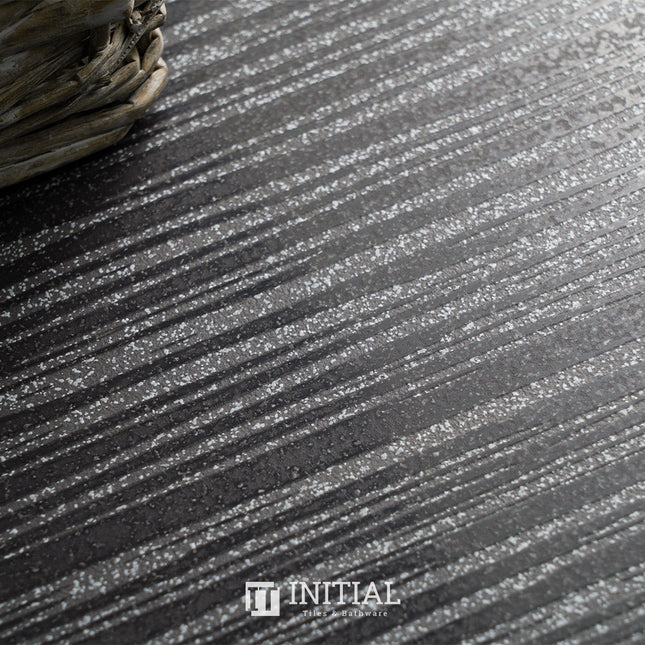 Bathroom Feature Tile Galaxy Black Lappato 300X600 ,