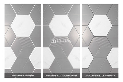 Modern look Tile Freestyle Hexagon Modern Grey Matt 200X230 ,