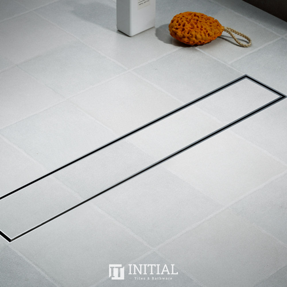 Bathroom S/S Tile Insert Floor Waste Chrome 600~1200mm ,