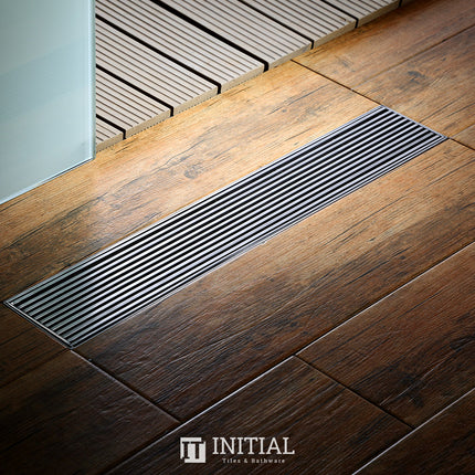Bathroom S/S Linear Floor Waste Chrome 600~1200mm ,