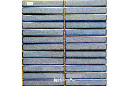 Feature Mosaic Kitkat Fairlight Straightbone Gloss Mottled Grey 296X300 ,