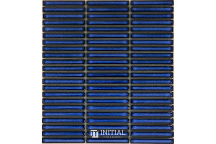 Feature Mosaic Kitkat Fairlight Straightbone Gloss Shadow Blue 282X308 ,