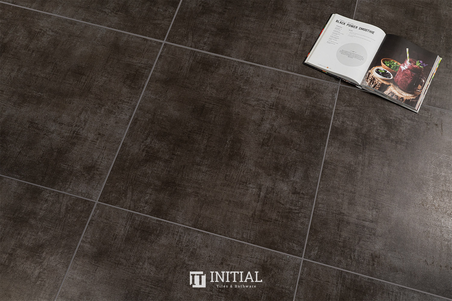Modern Series Bathroom Floor Tile Charcoal Matt 600X600 ,