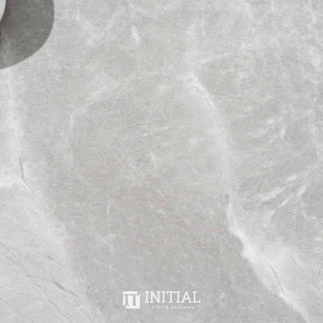 Gris Grey Polished Marble Look Bathroom Floor Tile 300X600 ,