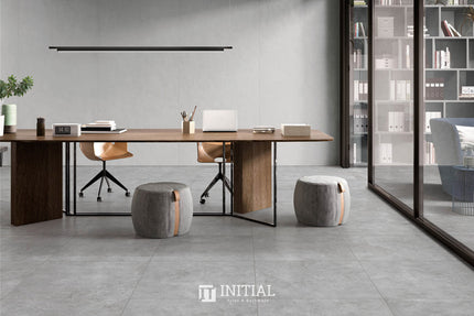 Concrete Look Tile Jordan Stone Silver Matt 600X600 ,