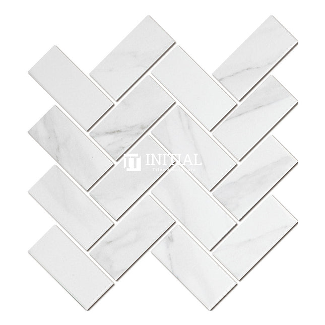 Feature Mosaic Persian Carrara Look Mosaic Herringbone Matt 275X275 ,