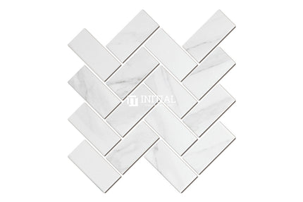 Feature Mosaic Persian Carrara Look Mosaic Herringbone Matt 275X275 ,