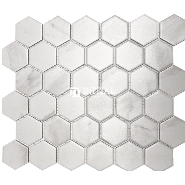 Feature Mosaic Persian Carrara Look Mosaic Hexagon Matt 325X281 ,