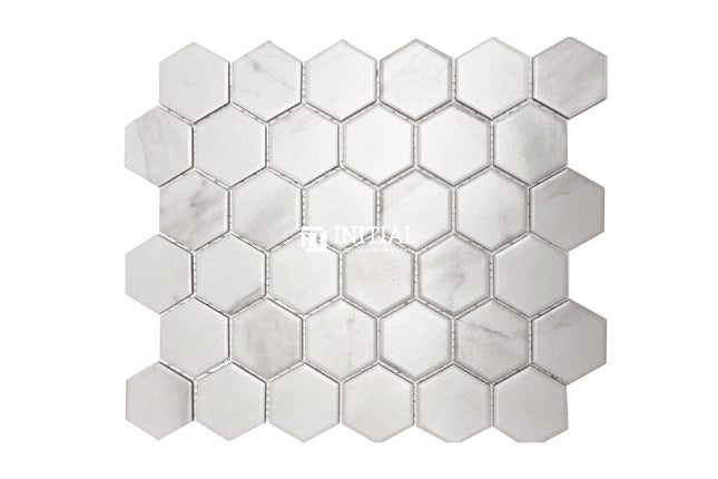 Feature Mosaic Persian Carrara Look Mosaic Hexagon Matt 325X281 ,