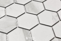 Feature Mosaic Persian Carrara Look Mosaic Hexagon Matt 325X281 ,