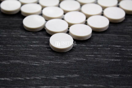 Feature Mosaic Venice 19mm Penny Round Mosaic Matt Matt Off White 315X294 ,