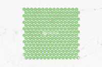 Feature Mosaic Venice 19mm Penny Round Mosaic Gloss Green 315X294 ,