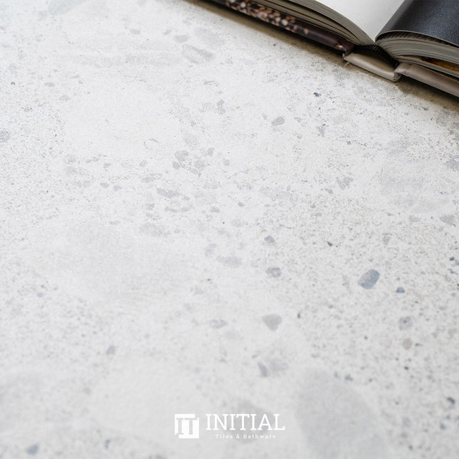 Terrazzo Look Bathroom Floor Tile White Matt 300X600 ,