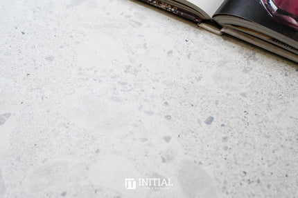 Terrazzo Look Bathroom Floor Tile White Matt 600X600 ,