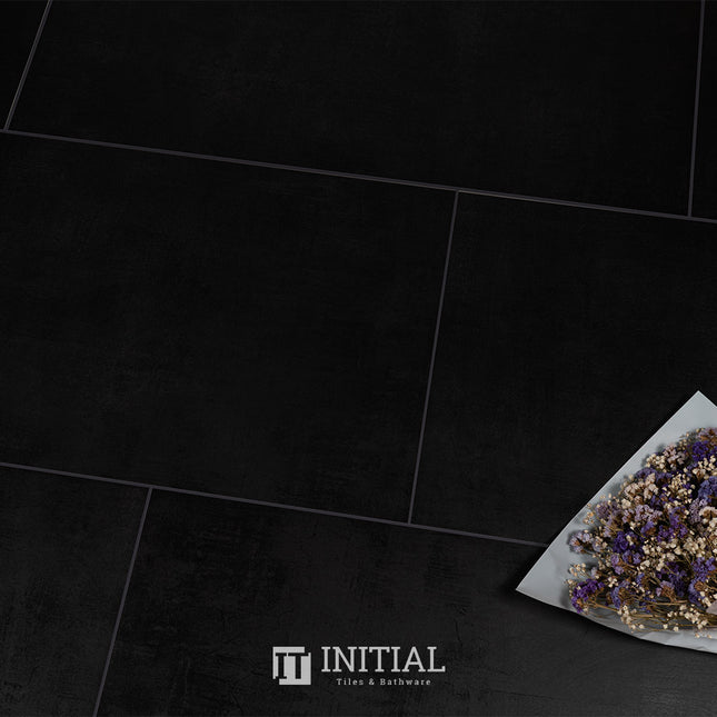 Modern Series Floor Tile Black Matt Finish 450X900 ,
