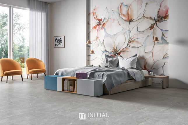 Marble Look Tile Boutique Grey Matt 600X1200 ,