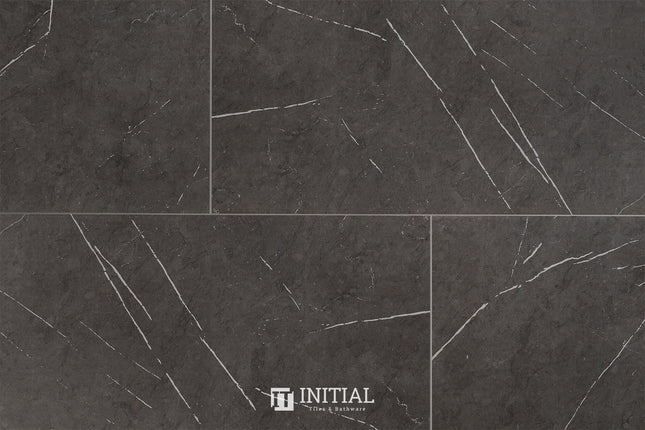 Marble Look Tile Pietra Charcoal Matt 300X600 ,
