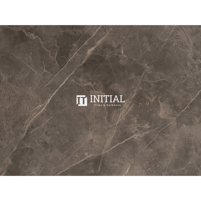 Marble Look Wall & Floor Tile Pietra Brown Polished 600X1200 ,