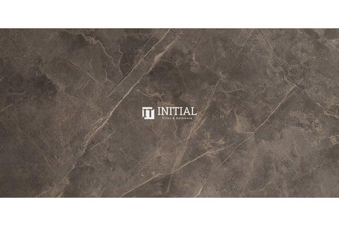 Marble Look Wall & Floor Tile Pietra Brown Polished 600X1200 ,