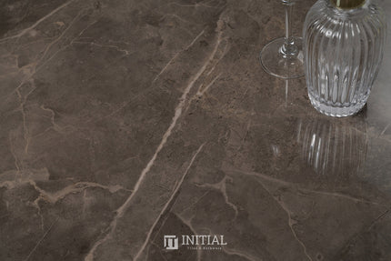 Marble Look Wall & Floor Tile Pietra Brown Polished 600X1200 ,