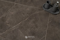 Marble Look Wall & Floor Tile Pietra Brown Polished 600X1200 ,
