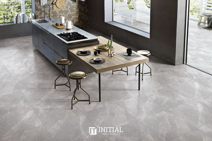 Marble Look Bathroom Wall Tile Gris Grey Polished 600X600 ,