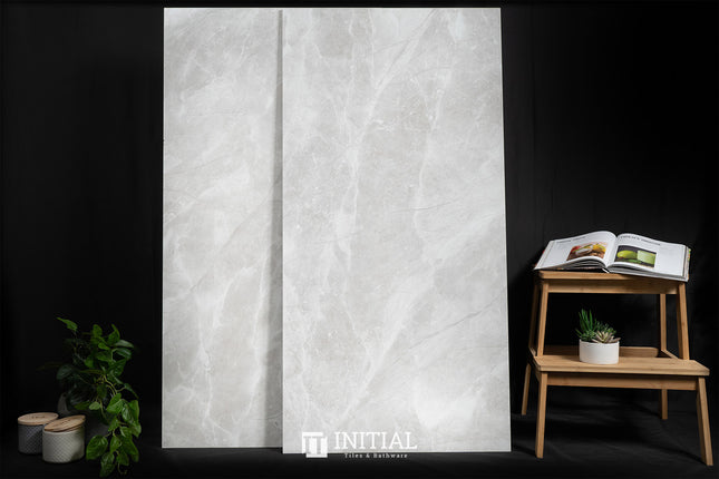 Marble Look Tile Torch Silver Polished 600X1200 ,