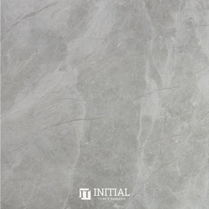 Marble Look Bathroom Wall Tile Gris Silver Polished 600X600 ,