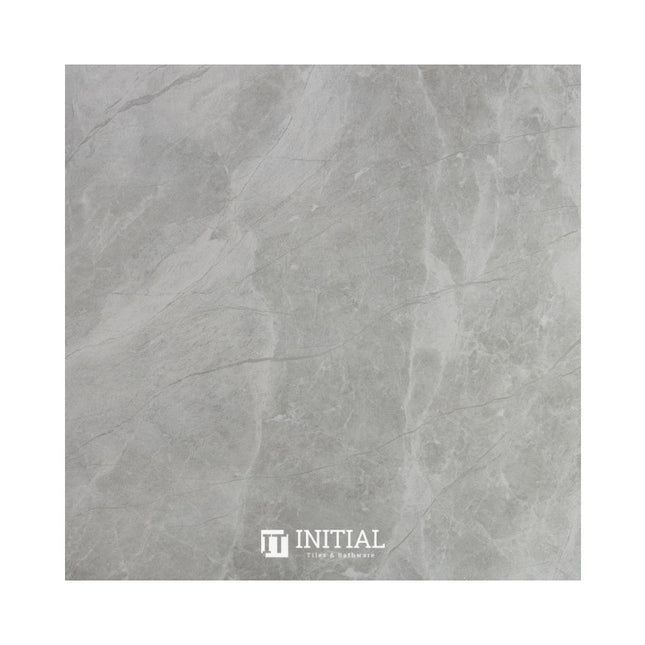 Marble Look Bathroom Wall Tile Gris Silver Polished 600X600 ,