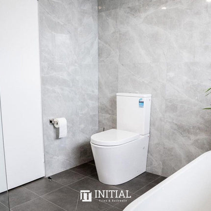 Marble Look Bathroom Wall Tile Gris Silver Polished 600X600 ,