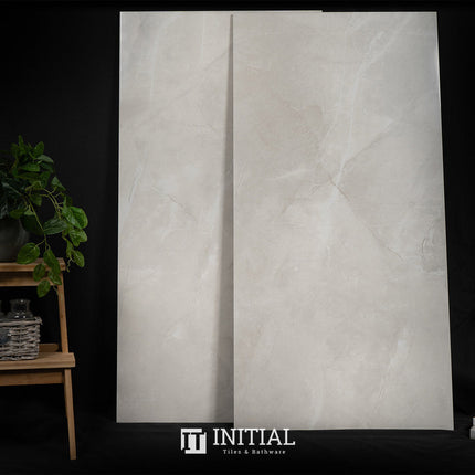 Marble Look Tile Vaucluse Ivory Polished 600X1200 ,