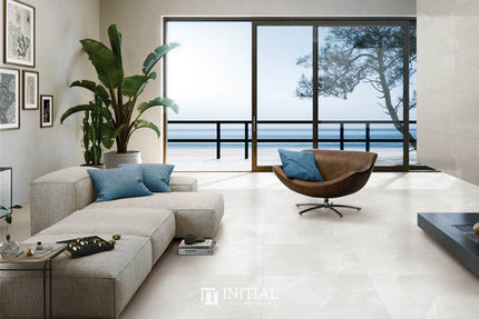 Marble Look Floor & Wall Tile Vaucluse Ivory Matt 600X600 ,