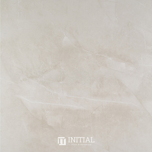 Marble Look Floor & Wall Tile Vaucluse Ivory Matt 600X600 ,