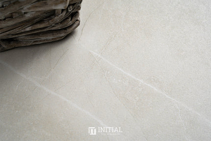 Marble Look Floor & Wall Tile Vaucluse Ivory Matt 600X600 ,