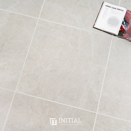 Marble Look Floor & Wall Tile Owen Grey Matt Finish 600X600 ,