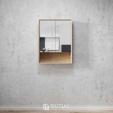 Otti Bruno Wall Mounted Shaving Cabinet with 2 Doors 600W X 800H X 150D ,