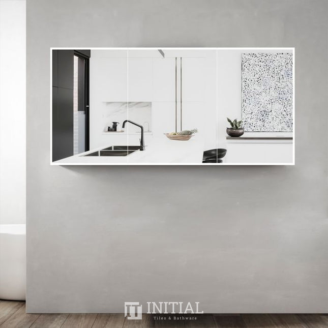 Otti Moonlight LED Shaving Cabinet with 3 Doors 1500W X 650H X 130D ,