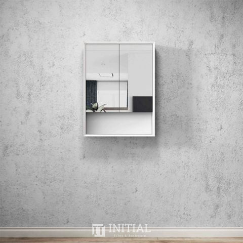 Otti Hugo Wall Mounted Shaving Cabinet with 2 Doors 600W X 800H X 150D ,