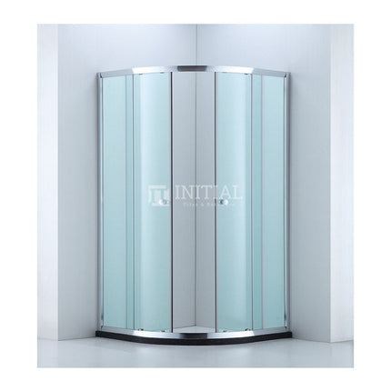 Curved Semi-Frame Double Sliding Door 6mm Glass 790-1000x1900mm ,