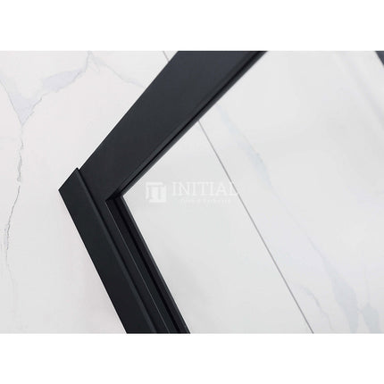 Fully Framed Single door Fixed Panel Shower Screen 6mm Glass 1200x2000mm ,