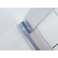 Frameless By-passing Sliding Doors Shower Screen with Wall Profile 1180-1800x2000mm ,