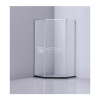 Semi-Frame Diamond shape Pivot Door 6mm Glass 900-1000x1900mm , 1000x1000x1900mm